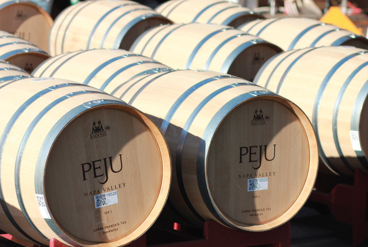 Peju barrels