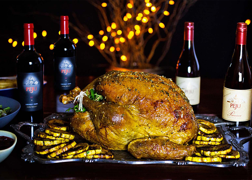 Herb Roasted Thanksgiving Turkey - PEJU Winery