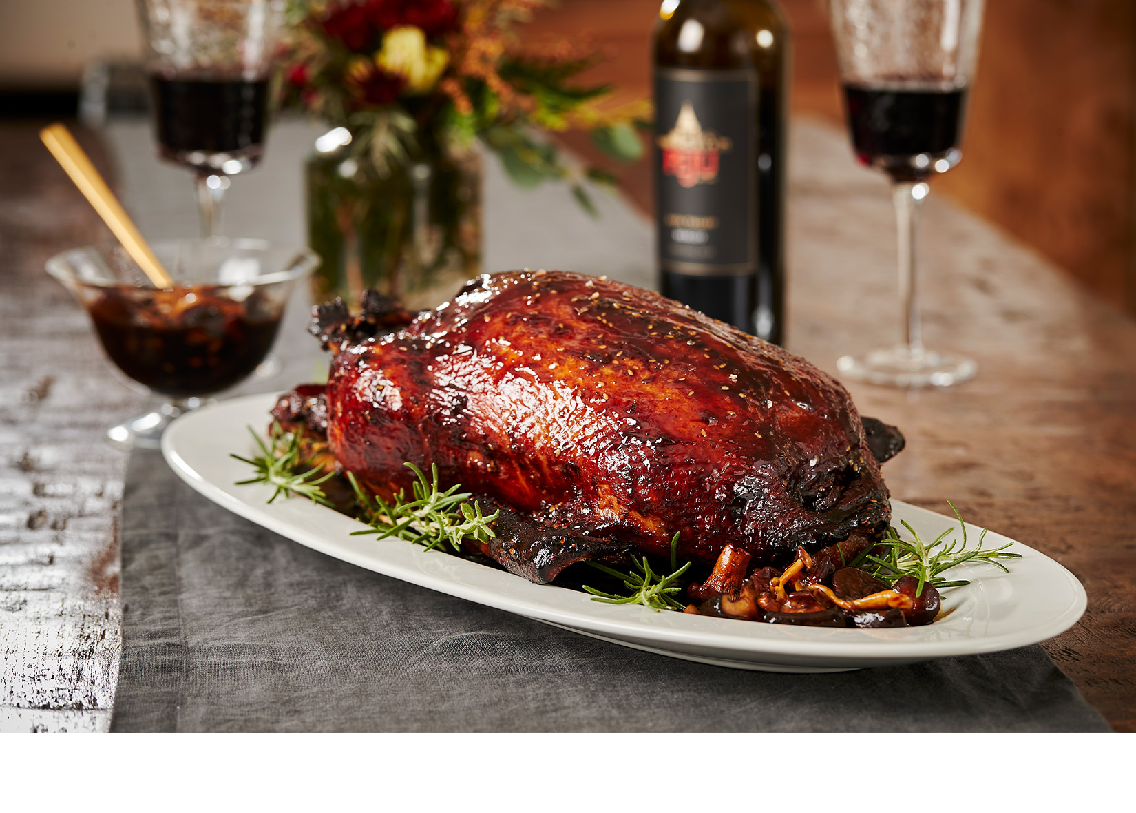Whole Roasted Duck - PEJU Winery