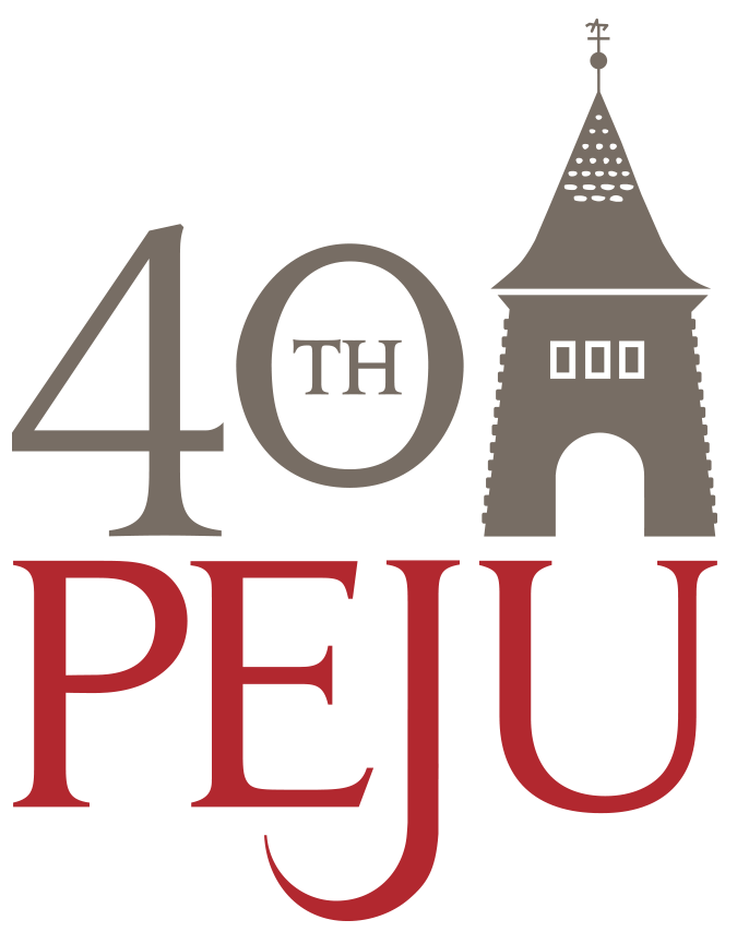 Peju 40th Logo