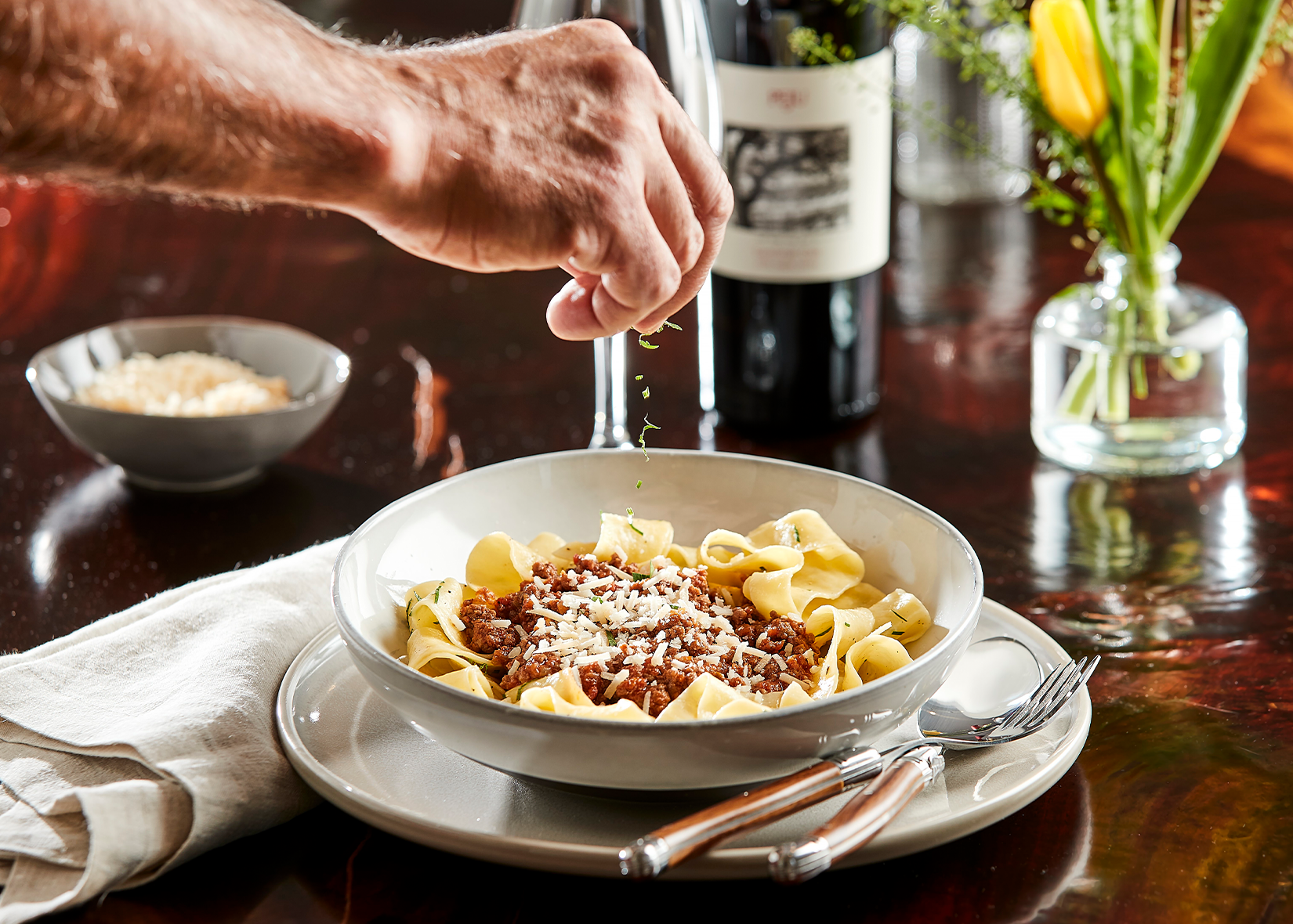 Pappardelle All Bolognese