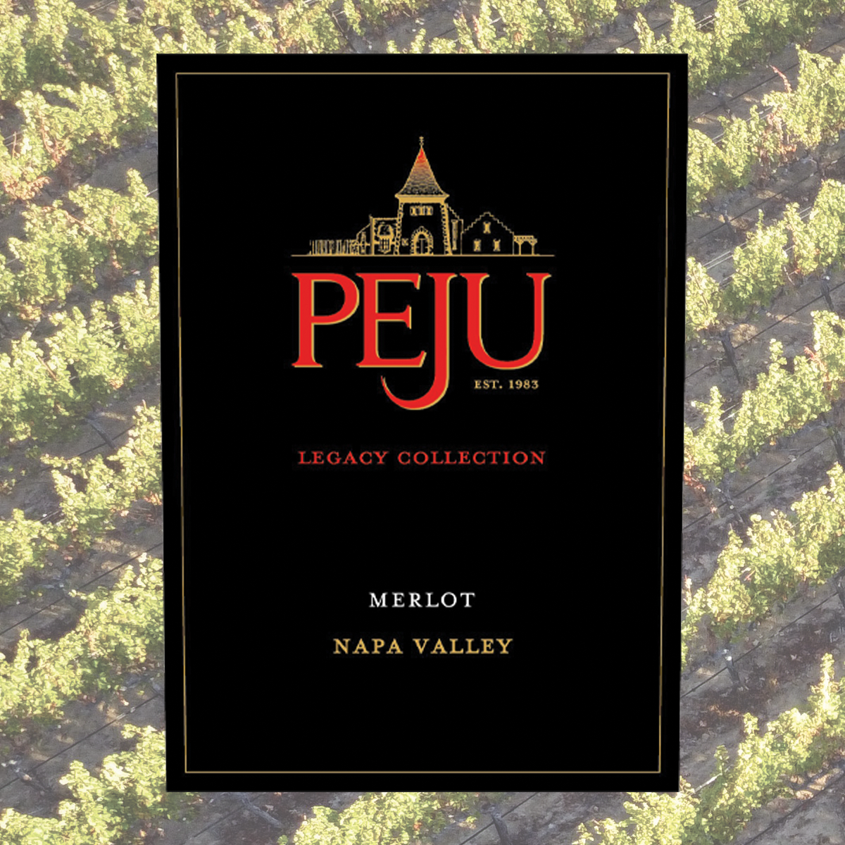 Legacy Collection Merlot Front Label
