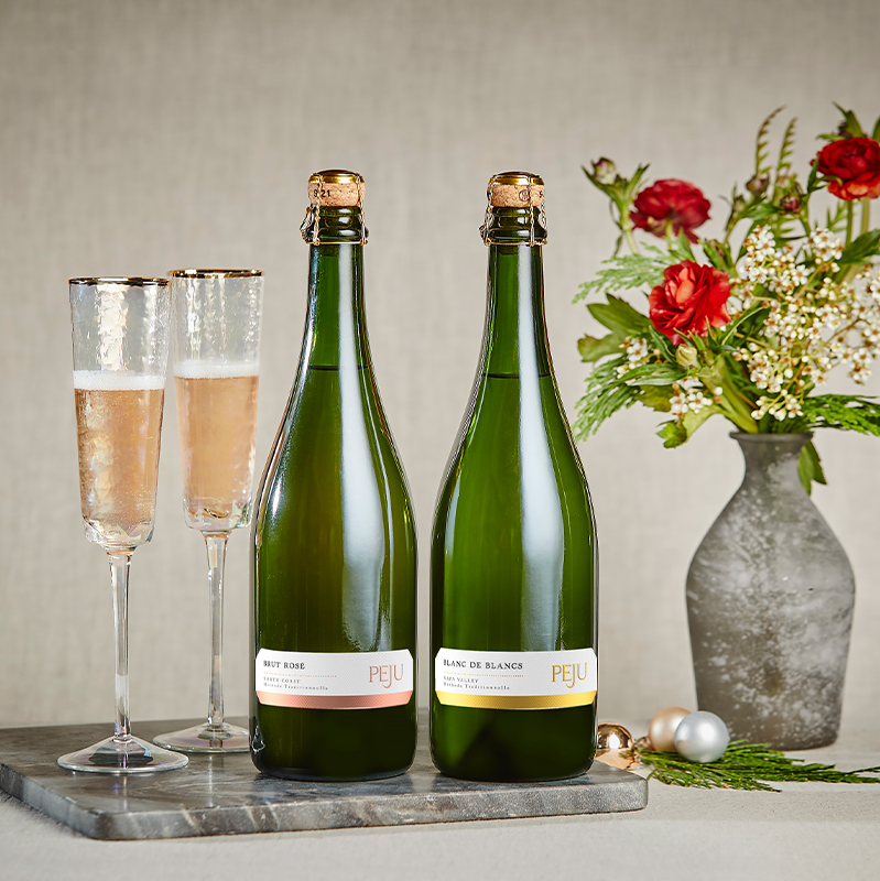 Blanc de Blancs and Brut Rose