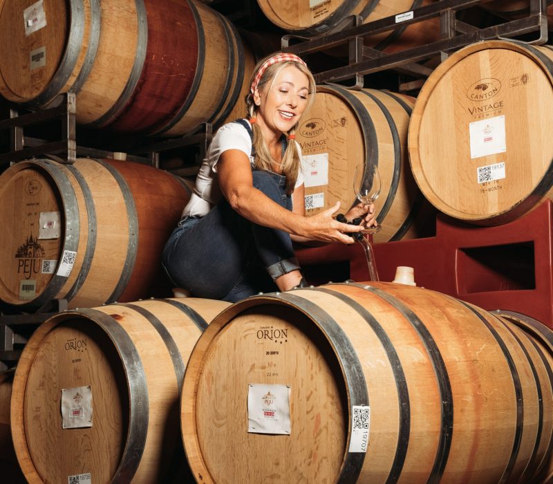 TastingPanel-Peju-ClaraRice-36 Sara Fowler, Barrel tasting